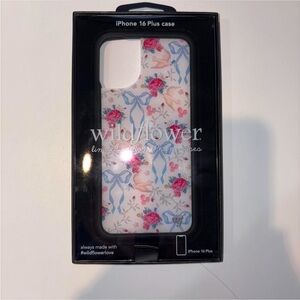 BRAND NEW wildflower iphone 16 plus case